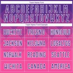 Sublimation Soccer Jersey Purple-White Custom Pink Uniform