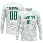 Jersey Uniform Soccer Custom Sublimation Kelly Green White