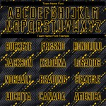Uniform Jersey Black-Gold Custom Sublimation Soccer Black