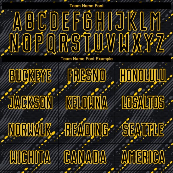 Uniform Jersey Black-Gold Custom Sublimation Soccer Black