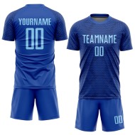 Jersey Blue Custom Sublimation Light Soccer Royal Uniform