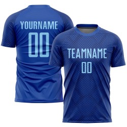 Jersey Blue Custom Sublimation Light Soccer Royal Uniform