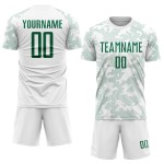 Jersey Uniform Soccer Custom Sublimation Kelly Green White