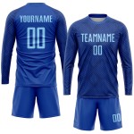 Jersey Blue Custom Sublimation Light Soccer Royal Uniform