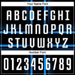 White-Light Black Uniform Jersey Blue Sublimation Custom Soccer