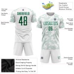 Jersey Uniform Soccer Custom Sublimation Kelly Green White