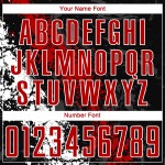 Sublimation Custom Black Red-White Jersey Uniform Soccer
