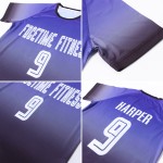 Sublimation Jersey Uniform Purple Fade White-Black Soccer Custom Fashion Sublimation Jersey Uniform Purple Fade White-Black Soccer Custom Fashion