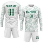 Jersey Uniform Soccer Custom Sublimation Kelly Green White
