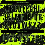 Jersey Green Neon Soccer Custom Uniform Black Sublimation